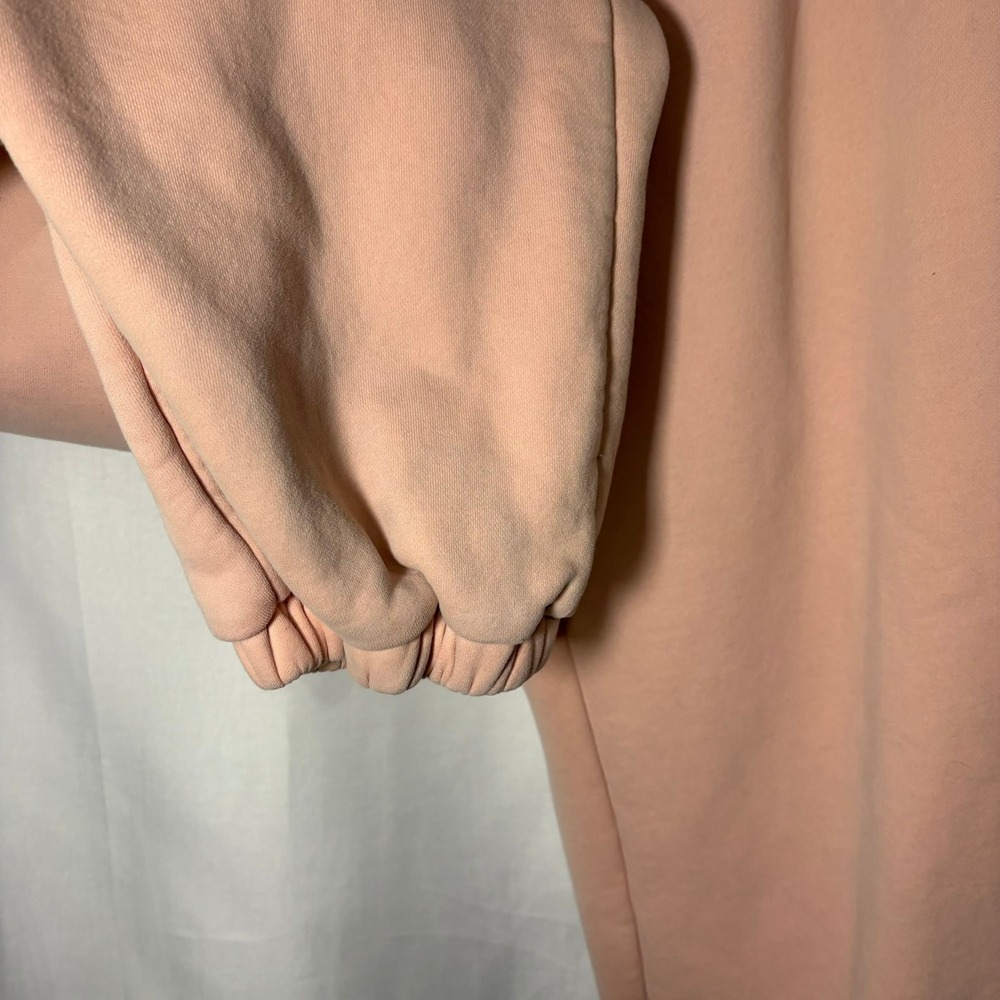 Comfrt Collection Pastel Edit Joggers XL Peach Mauve Pink Thick Fleece Sweats - Picture 2 of 8